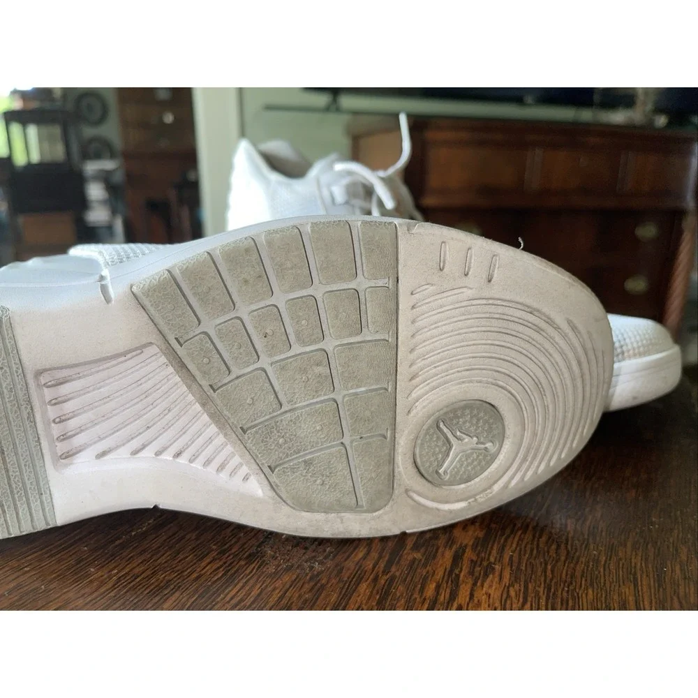 Air Jordan Academy Shoes Mens Size 12 White Sneakers Casual 8445 15 116